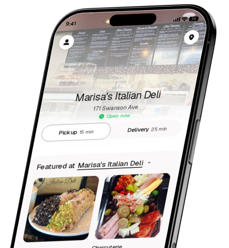 Marisa's Italian Deli app preview